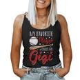 Baseball My Favorite Player Calls Me Gigi Heart Grandma Women Tank Top
