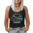 Baseball Sister I'm Just Here For The Snack Baseball Women Tank Top