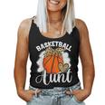 Basketball Aunt Leopard Heart Auntie Mother's Day Women Tank Top