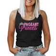 Beauty Pageant Princess Glitz Daughter Mom Pink Crown Women Tank Top