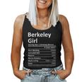 Berkeley Girl Ca California City Home Roots Usa Women Tank Top
