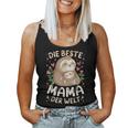 Beste Mama Der Welt Faultiere Mutter Mit Kind Muttertag Tank Top Frauen