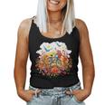 Bicycle Through A Field Of Flowers Idea Creative Inspiration Women Tank Top
