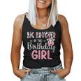 Big Brother Of The Birthday Girl Farm Cow 1 St Birthday Girl Women Tank Top