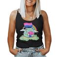 Bisexual Pride Bi Kawaii Frog Mushroom Bisexual Flag Lgbt Women Tank Top