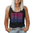 Bisexual Why Not Both Bi Pride Flag Lgbtq Women Women Tank Top