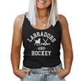 Black Yellow Chocolate Labs And Hockey Labrador Lab Mom Dad Women Tank Top