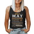 Born In May Birthday Party Taurus Zodiac King Queen Women Tank Top