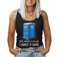 Boss Makes A Dollar I Make A Dime Meme Women Tank Top