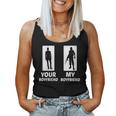 My Boyfriend Is In Army Proud Girlfriend Couple Joke Women Tank Top