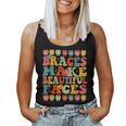 Braces Make Beautiful Faces Groovy Orthodontist Women Tank Top