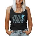 Butterfly Watching Flying Insect Entomologist Entomology Women Tank Top