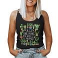 Camisa De Cactus Just One More Camisa De Cactus Amante De Las Plantas Cactus Camiseta sin mangas para mujer