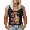 Cat For Book Lover Cats And Books Women Tank Top