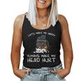 Cats Make Me Happy Humans Kitten Fur Mom Dad Women Women Tank Top