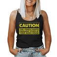 Caution This Vehicle Makes Frequent Stops At Your Moms House Women Tank Top