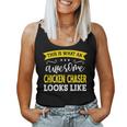Chicken Chaser Job Title Employee Worker Chicken Chaser Women Tank Top