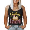 Chicken Grandma Farmer Lady Chickens Farm Animal Hen Women Tank Top