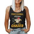 Chicken Professional Chaser Farmer Farm Women Tank Top