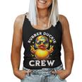 Cool Retro Yellow Rubber Duck In 70S 80S Duck Women Tank Top