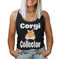 Corgi Collector Lustiger Tierliebhaber Hundebesitzer Mama Papa Humor Tank Top Frauen