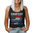 Courtesy Of The Usa Red White And Blue 4Th Of July Men Women Tank Top