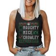 Crowley Family Name Naughty Nice Crowley Christmas List Women Tank Top