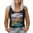 Cute Aloha Sloth Hawaiian Women Tank Top