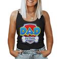 Dad Of The Birthday Boy Girl Dog Paw Family Matching Women Tank Top