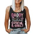 Daddy Of The Birthday Cowgirl Rodeo Party B-Day Girl Party Women Tank Top