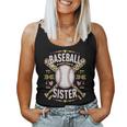 Damen Baseball Leopard Mama Schwester Lustiges Muttertagsdesign Mit-Ausschnitt Tank Top Frauen