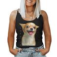 Damen Chihuahua- Für Hunde Mama Papa Liebe Haustier Welpe ChiuauahaMit-Ausschnitt Tank Top Frauen