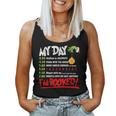 My Day Schedule I’M Booked Christmas Merry Christmas Groovy Women Tank Top