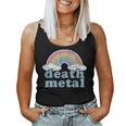 Death Metal Rainbow Retro Vintage Rock Music Metalhead Women Tank Top