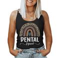 Dental Squad Leopard Rainbow Matching Dental Nurse Team Women Tank Top