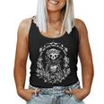 Does This Coffee Make Me Look Alive Coffee Skeleton Women Tank Top