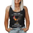 I Don't Fart I Just Whisper In My Pants Chicken Saying Women Tank Top