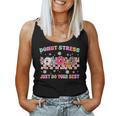 Donut Stress Just Do Your Best Testing Day Teacher Women Tank Top