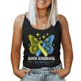 Down Syndrome Awareness Butterfly Down Syndrome Support Women Tank Top