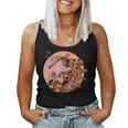 Dragonfly And Mushrooms Cottage Core Women Tank Top