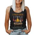 I Drink Beer And I Grill Things Barbecue Beer Lover Women Tank Top