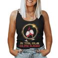 Drinking Wine And Watching My Total Solar Eclipse Glasses Women Tank Top
