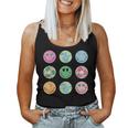 Earth Day Everyday Groovy Face Recycle Save Our Planet Women Tank Top