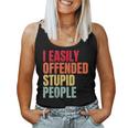 I Easily Offended Stupid People Vintage Women Tank Top