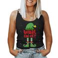 What The Elf Family Matching Christmas Men Women Tank Top