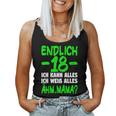 Endlich 18 Ich Kann Alles Ich Weiß Alles Ähm Mama Boys' Tank Top Frauen