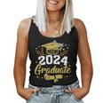 Family Senior 2024 Proud Mom Of A Class Of 2024 Graduate Women Tank Top