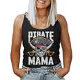 Family Skull Pirate Mama Jolly Roger Crossbones Flag Women Tank Top