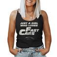 Fast Car Just A Girl Who Loves Fast Cars Women Tank Top