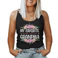 My Favorite People Call Me Grandma Floral Mother's Day Women Tank Top